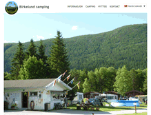 Tablet Screenshot of birkelund-camping.com